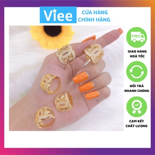 Nhẫn nữ mạ vàng 18k mã 3112