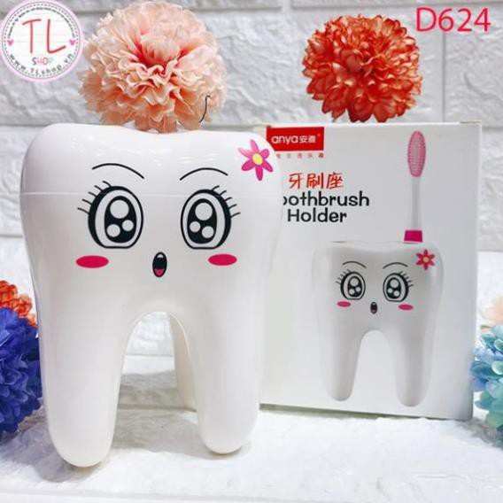 Dụng cụ để bàn chải đánh răng hình chiếc nứu xinh xắn