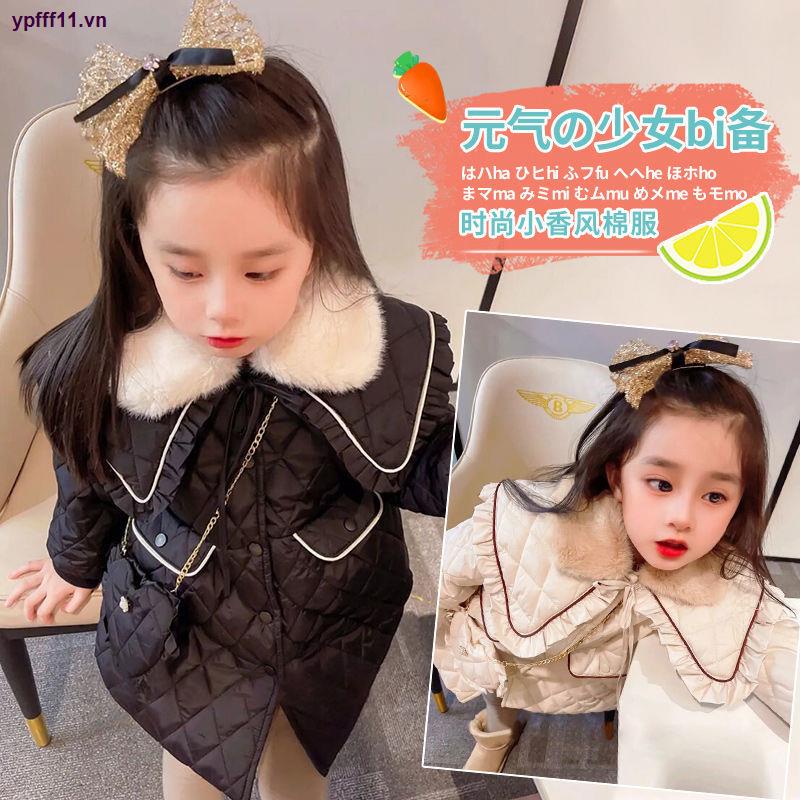 Áo Khoác cotton Dày Phong Cách Hàn Quốc Mới Dành Cho Bé Gái Vào Năm 2021