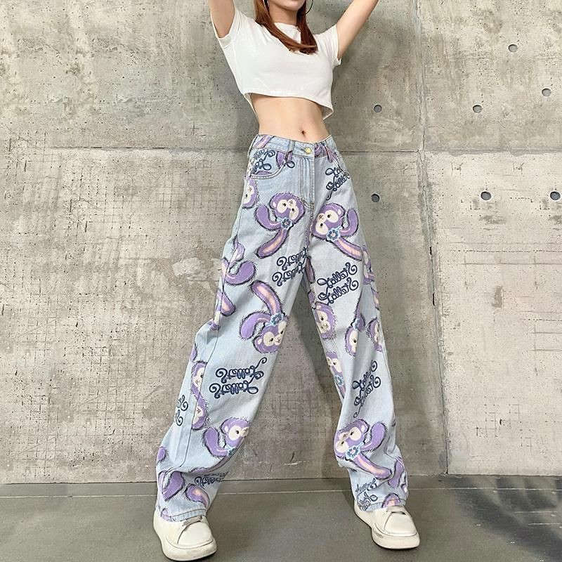 ORDER_ Quần Jeans Thỏ Tím Ulzzang Q020