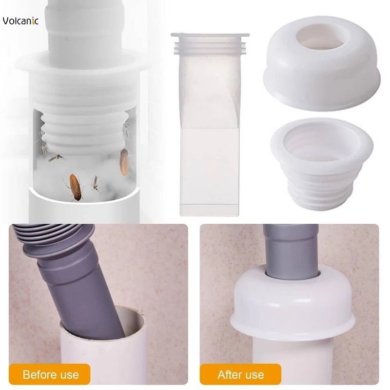 Set 3 Nút Bịt Ống Thoát Nước Chống Mùi Hôi Đa Năng Tiện Dụng