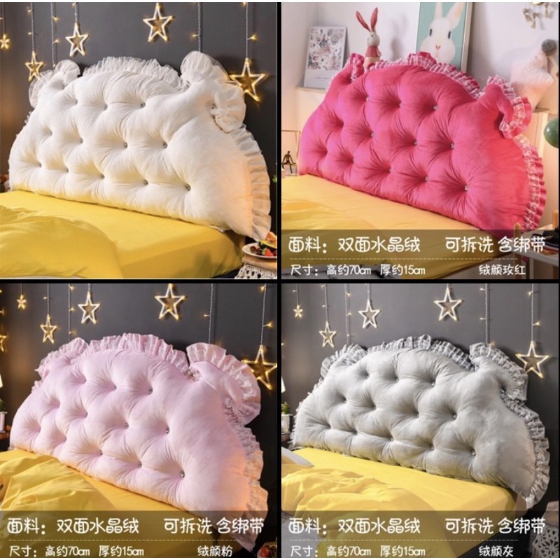 Gối tựa kê đầu giường nhiều màu sắc mẫu mã
