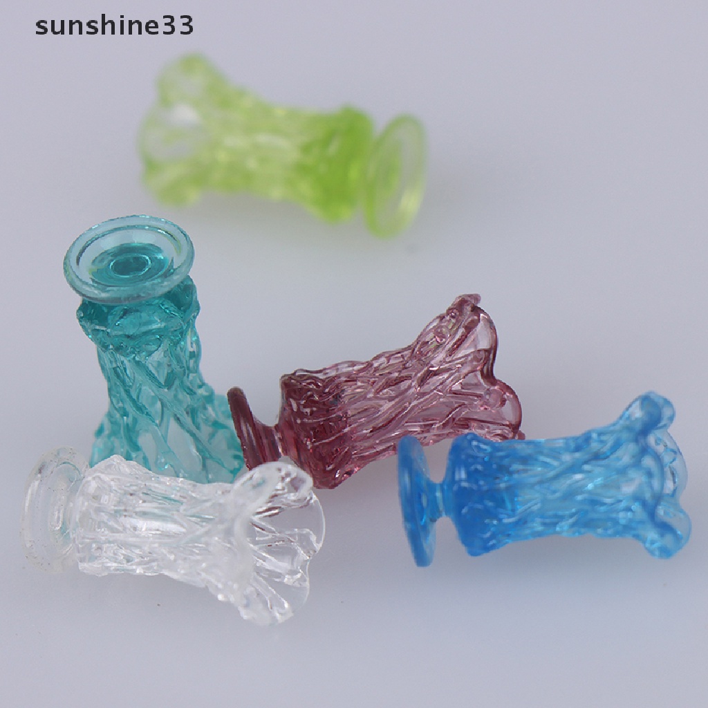 Lọ Hoa Mini Tỉ Lệ 1: 12 Dùng Trang Trí Phòng Khách / Nhà Búp Bê