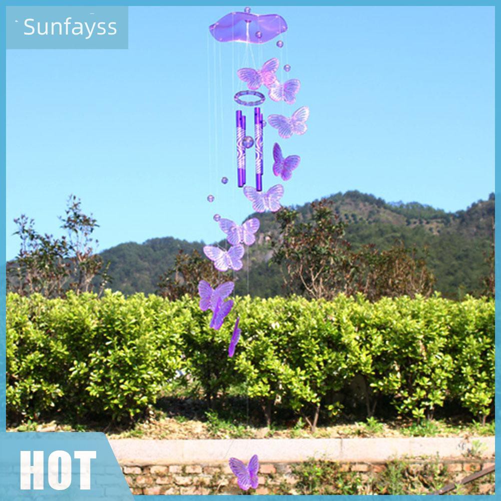 Chuông Gió Hình Bướm Trang Trí Nhà Cửa
