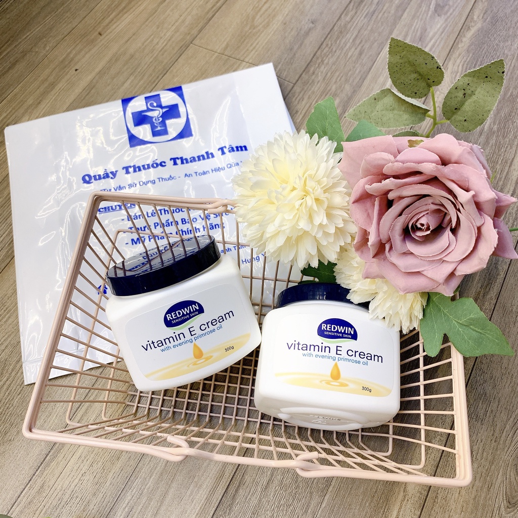 Kem dưỡng da REDWIN Vitamin E Cream và hoa anh thảo 300g của Úc giúp mềm mịn da | BigBuy360 - bigbuy360.vn