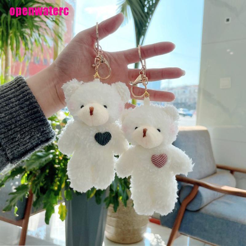 Móc khóa gấu bông mềm mại xinh xắn dễ thương
