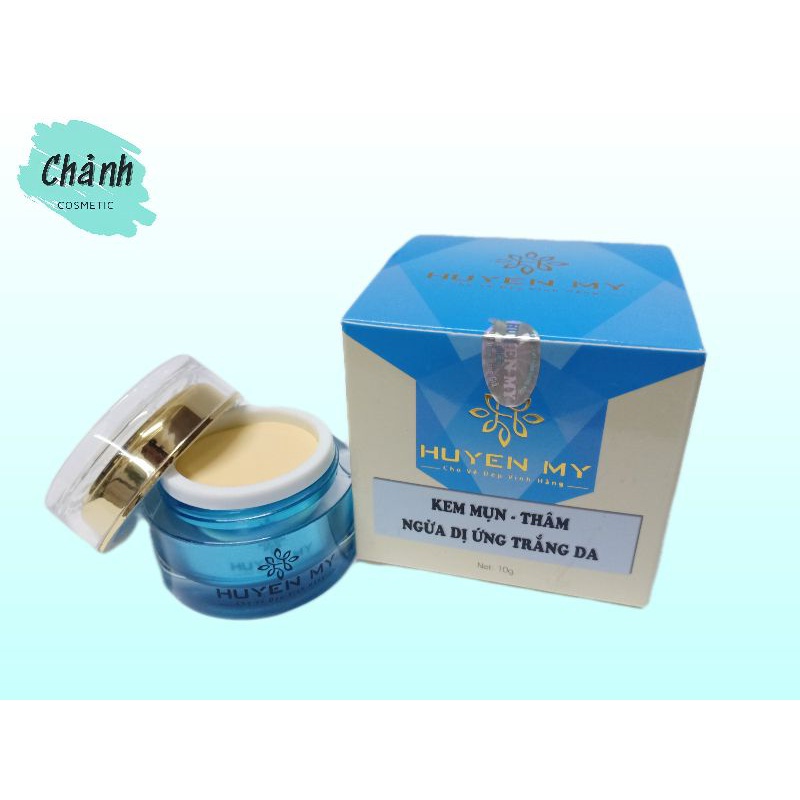 Kem Mụn - Thâm - Ngừa Dị Ứng - Dưỡng Trắng Da - Chống Nắng Huyền My 10g 20g