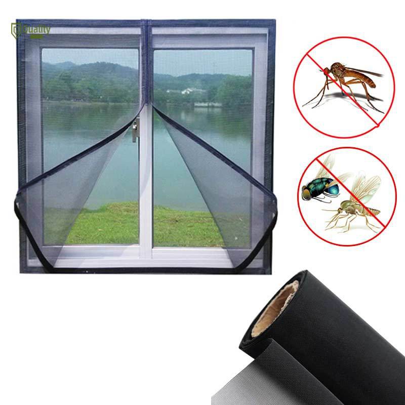 200cm*150cm/130cm*150cm DIY Flyscreen Curtain Insect Fly Mosquito Bug Window Mesh Screen
