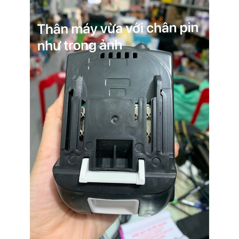 Thân Máy khoan Bê Tông Pin Victor  Chân Pin Makita 18v 3 chức năng