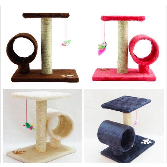 Cattree , nhà cây 1 tầng cho mèo , trụ cào móng cho mèo