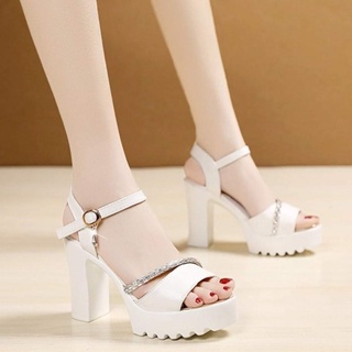 SANDAL CG ĐẾ THÔ 1 DÂY ĐÁ CAO CẤP