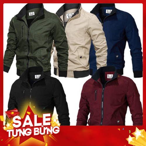 -Hàng nhập khẩu VIDEO SP - Áo Khoác Kaki Nam Phối Kéo Style Hàn Quốc Liên hệ mua hàng 084.209.1989