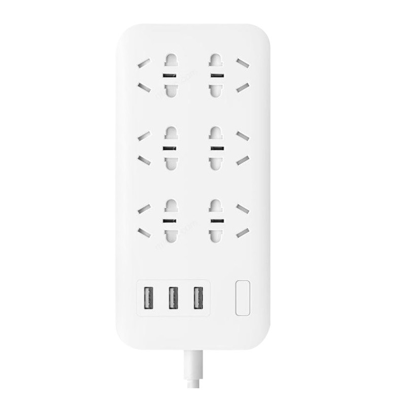 [ Bảo Hành 6 Tháng ] Ổ CẮM ĐIỆN 6 LỖ + 3 SẠC USB XIAOMI