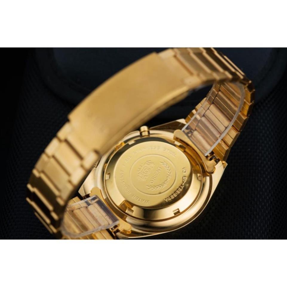 Đồng Hồ Orient Nam Sk Vàng 14k  Mặt Vàng , Đồng hồ thật giá trị thật