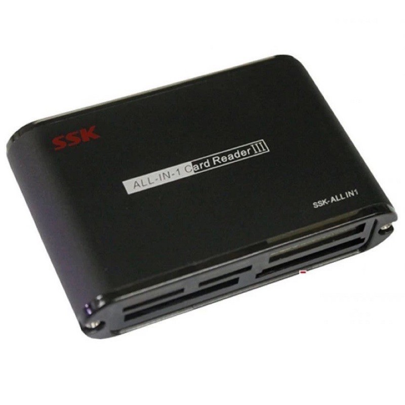 Đầu đọc thẻ CF-SD-micro SD-MMC-M2-MS-XD chính hãng SSK