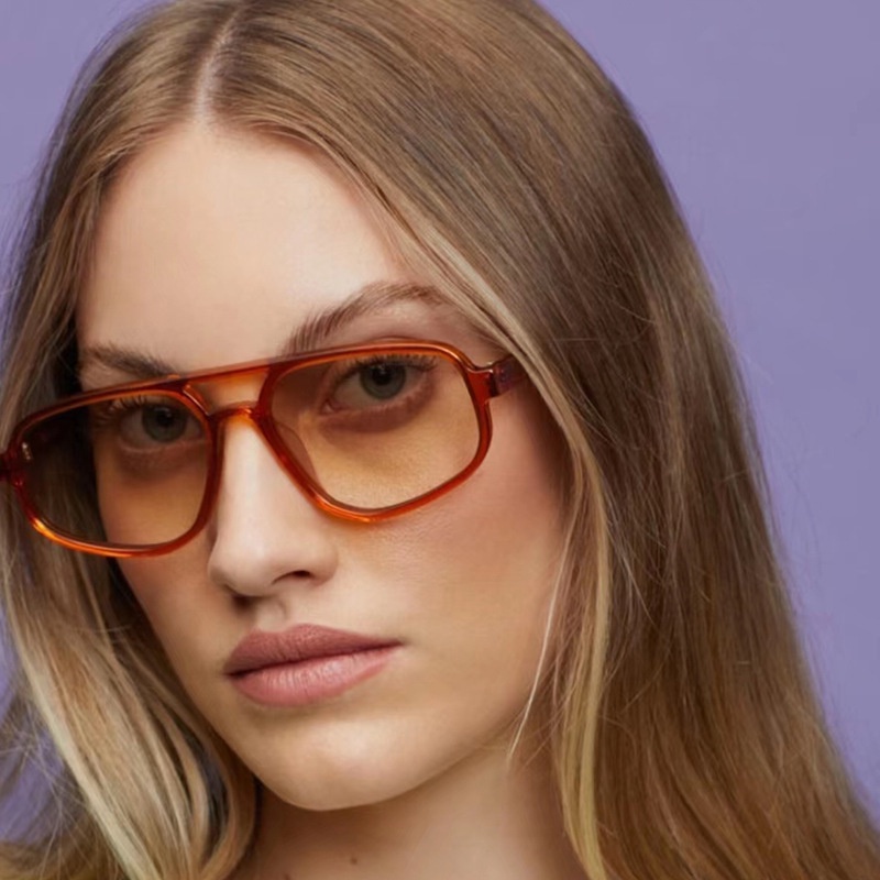 Kính Mát Gọng Oval Lớn Nhiều Màu Sắc Thời Trang Cho Nữ