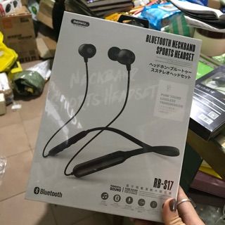 Tai nghe Bluetooth hai tai thể thao chính hãng Remax S17