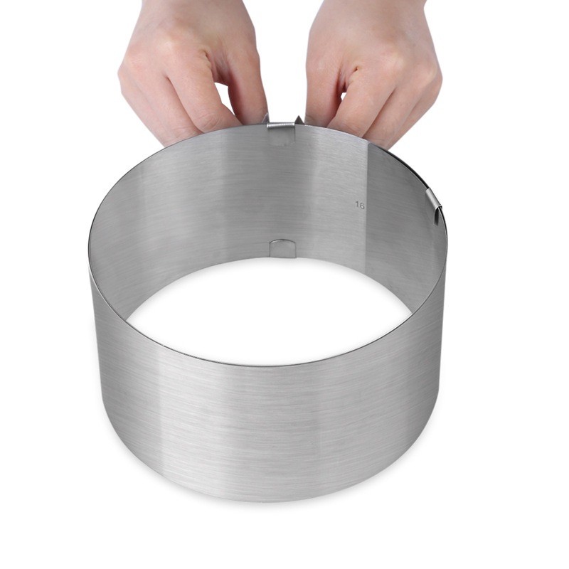 Ring mousse inox điều chỉnh 16-30cm