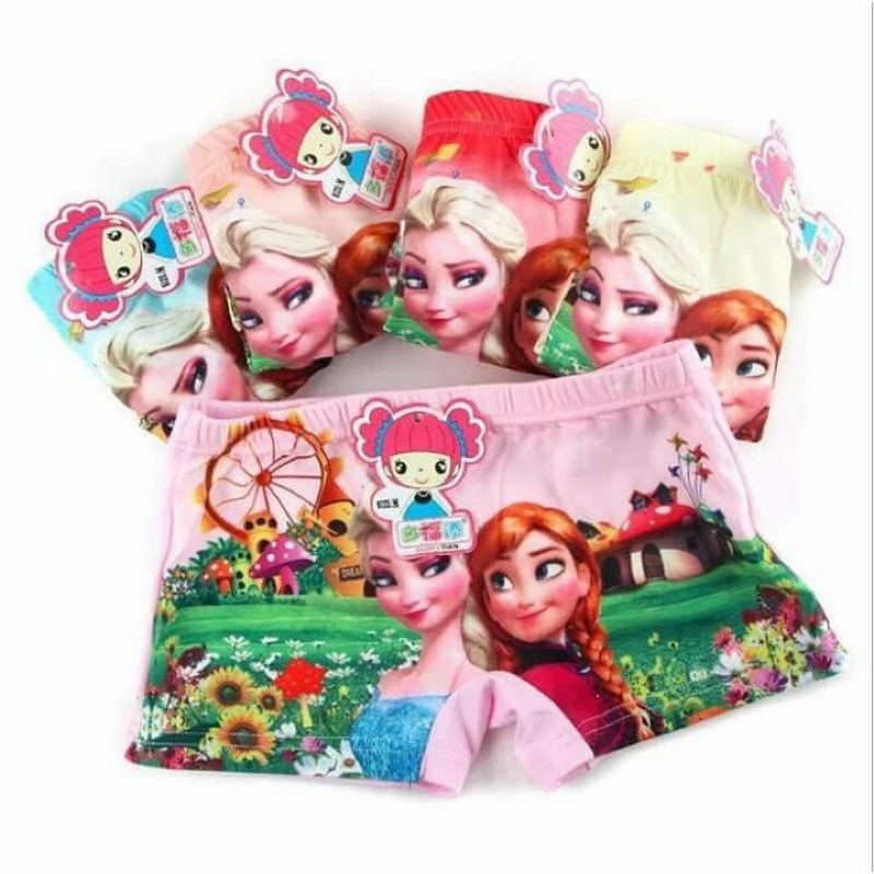 SET QUẦN LÓT ĐÙI ELSA, SIÊU NHÂN(5quần/sét)