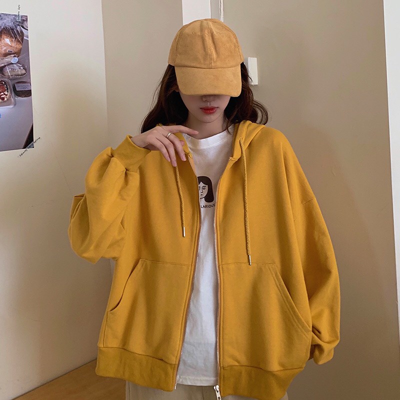 (Mới về) Aó hoodie trơn nhiều màu Quảng châu phong cách | BigBuy360 - bigbuy360.vn