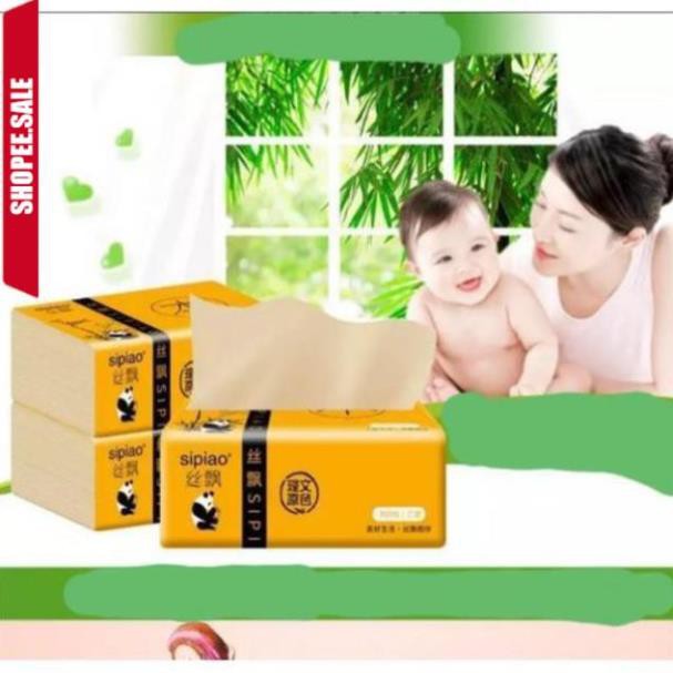 [SALE HOT] Thùng 30 Gói giấy ăn Gấu Trúc Sipiao siêu dai ( Mẫu mới 2021 )