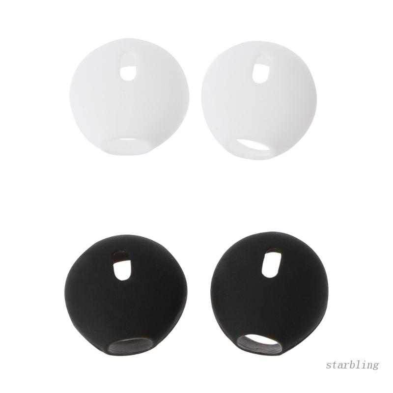 Set 2 Cặp Nút Tai Nghe Chống Thất Lạc Bằng Silicon Cho Apple Airpods