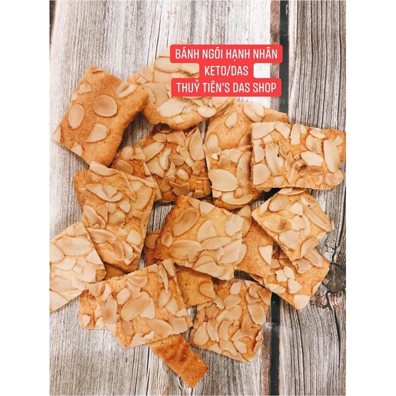 bánh ngói hạnh nhân keto/lowcarb/tiểu đường/eat clean 100gr