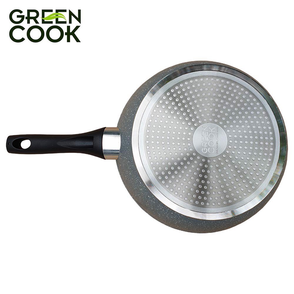 Chảo sâu lòng vân đá chống dính đáy từ GREEN COOK nhiều size