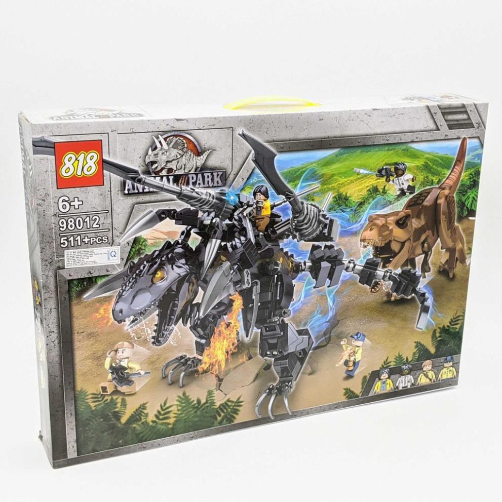 [Sale sốc] LEGO KHỦNG LONG BẠO CHÚA_Đại Chiến Robot Hắc Khủng Long và Khủng Long Bạo Chúa - 511 miếng