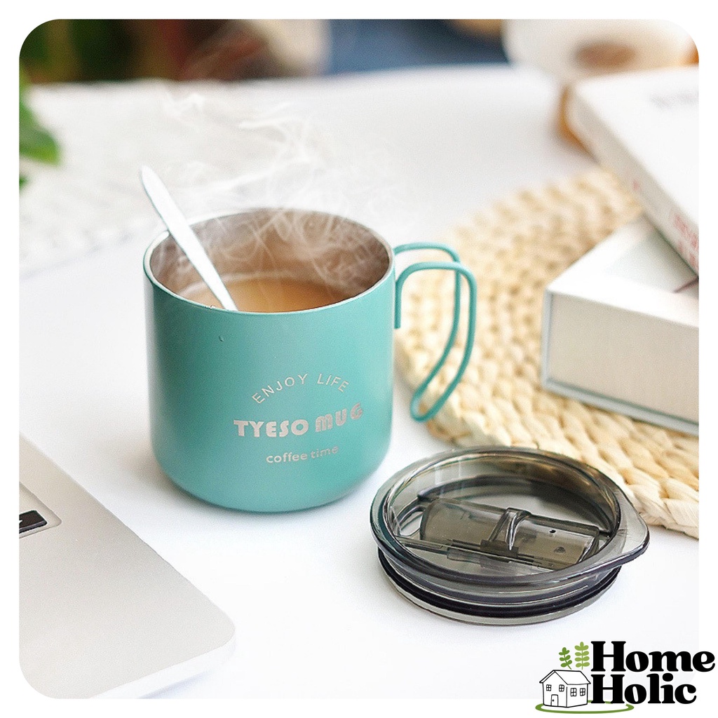 Ly/Cốc Giữ Nhiệt Tyseo Inox 350ml Home Holic