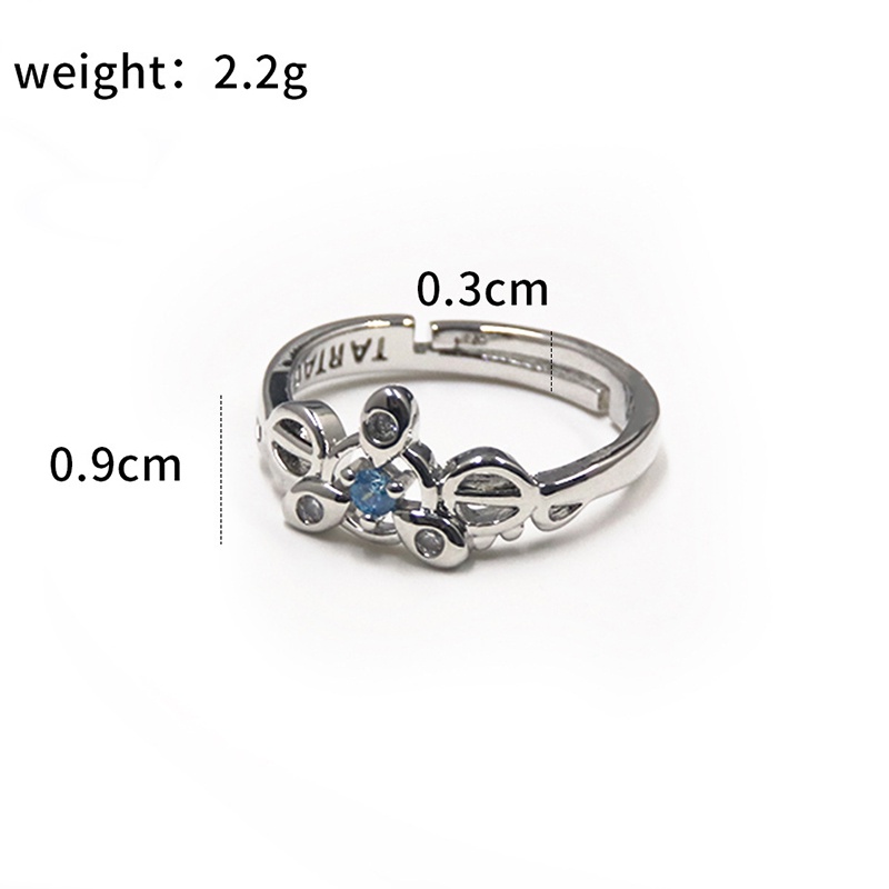 Gemstone ring metal ring genshin impact ring