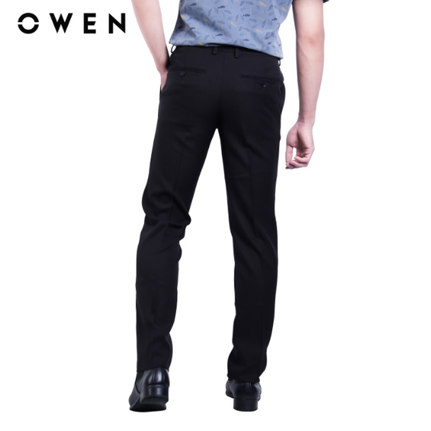 Quần tây Owen  Regular Fit màu Đen - QR22430