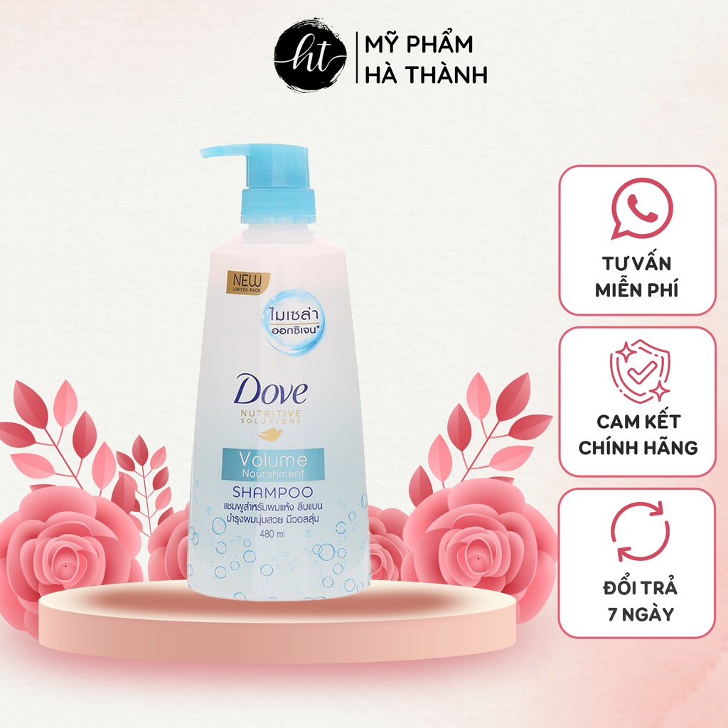 Dầu Gội Xả Dove Thái Lan Phục Hồi Hư Tổn Cam Kết Hàng Chính Hãng 480ml - HT230