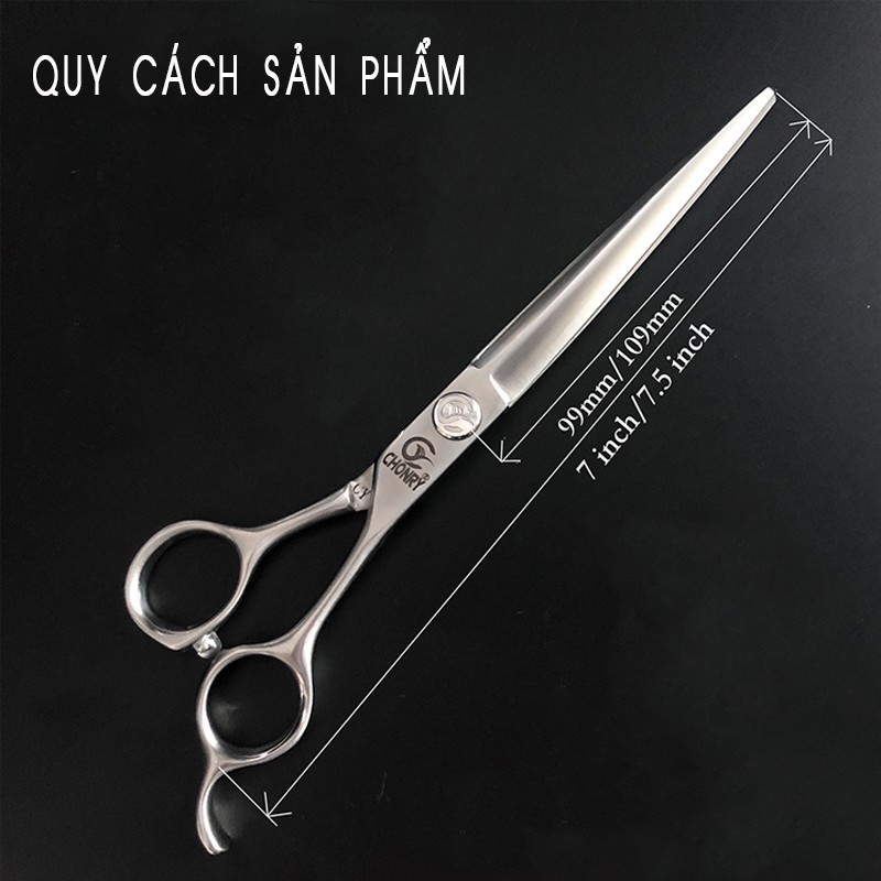 (CHONRY F-MC7.5S/ 440C/ 7.5INCH) - KÉO CẮT TỈA THÚ CƯNG CHUYÊN NGHIỆP - Grooming Store