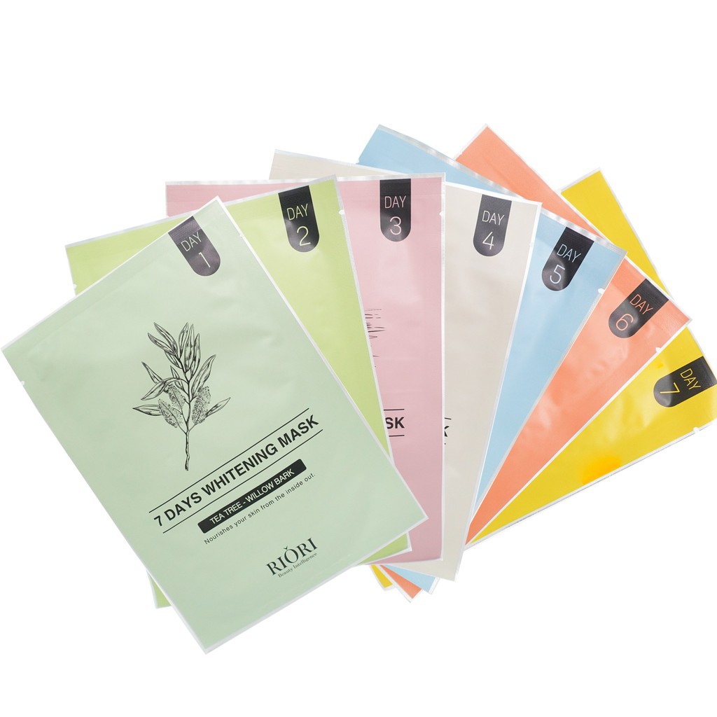 Mặt Nạ 7 Ngày Dưỡng Trắng Da RIORI (miếng lẻ) ( 7 Days Whitening Mask)