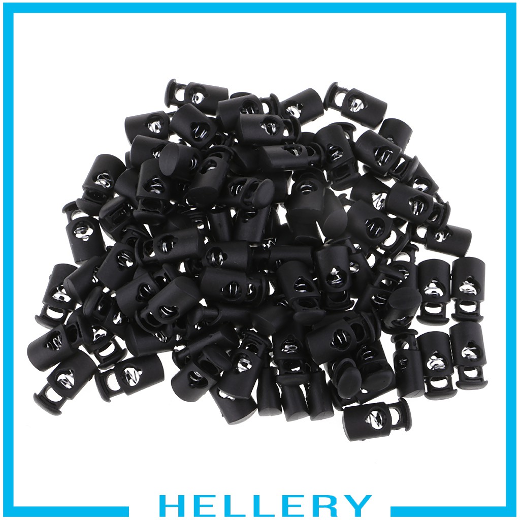 Set 100 Khóa Dây Cáp Một Lỗ Màu Đen Tiện Dụng
