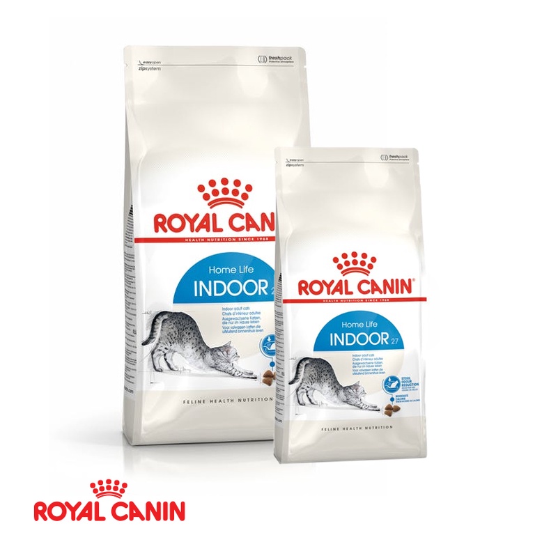 Hạt mèo Royal Canin Indoor 27 2Kg - Thức ăn mèo nhập chính hãng