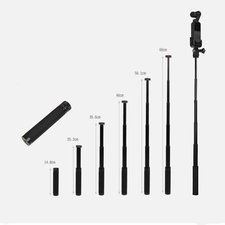 【High Quality】Sunnylife 66cm Extension Rod Stick & Multiple Adapter Mount Accessories For GoPrO DJI