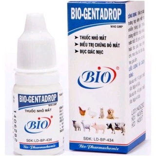 Nhỏ mắt Bio-Gentadrop cho thú cưng