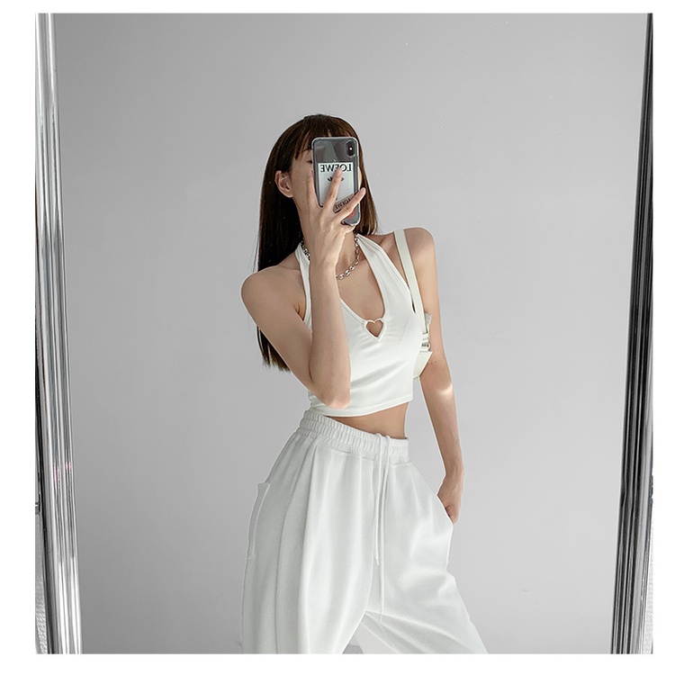 Cocory vn Áo Croptop Sát Nách Cổ Chữ V Quyến Rũ Cho Nữ Có 5 Màu Tùy Chọn