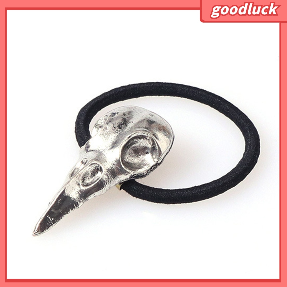 Dây Buộc Tóc Co Giãn Hình Đầu Lâu Halloween Cho Nữ