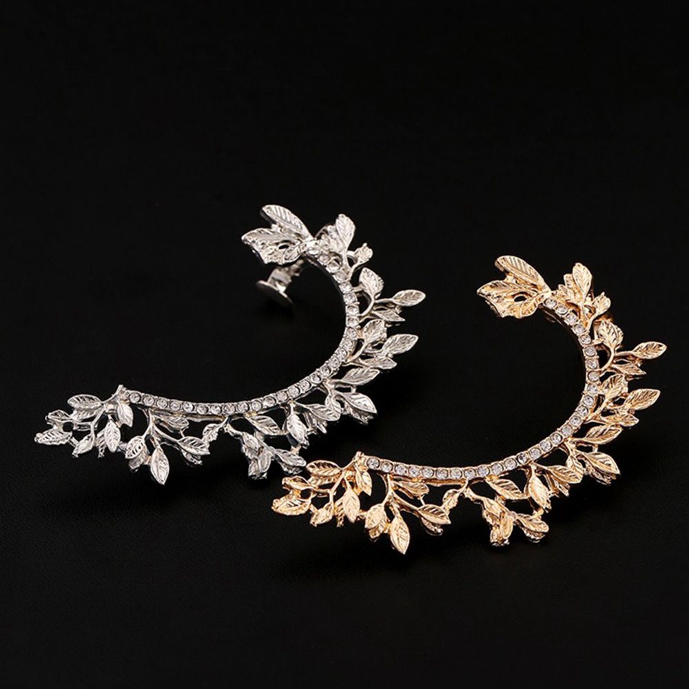 Hoa tai kiểu dáng chiếc lá mxgoods thanh lịch cho nữ