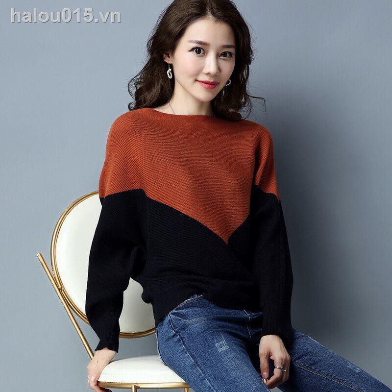 Áo Len Cánh Dơi Thời Trang Thu Đông 2019 Phong Cách Hàn Quốc Dành Cho Nữ