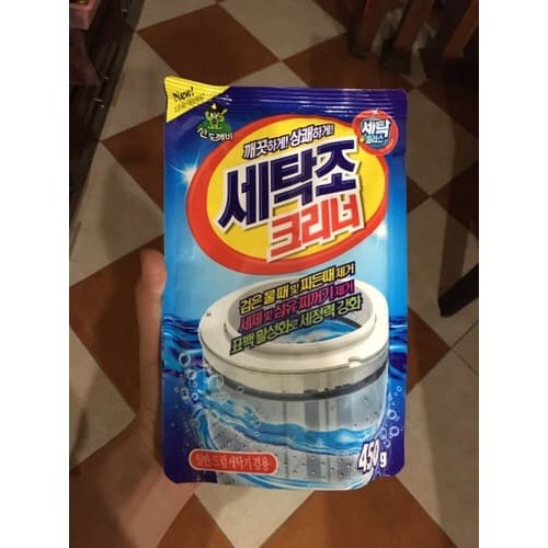 Bột tẩy lồng vệ sinh máy giặt Hàn Quốc Sandokkaebi Hàn Quốc - NPP chính hãng Bán cả thế giới_Quỳnh Anh Shop