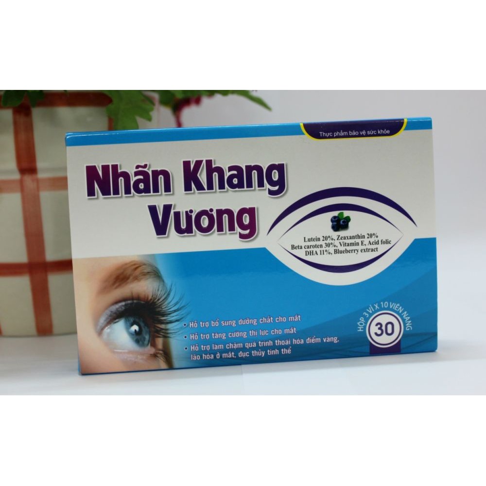 Viên Uống Bổ Mắt Nhãn Khang Vương - Hỗ Trợ Tăng Cường Thị Lực