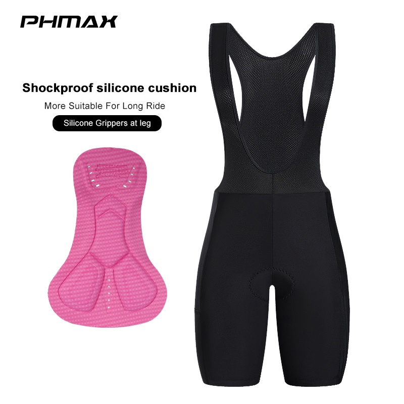 Quần short yếm chạy xe đạp PHMAX vải nhanh khô thời trang mùa hè cho nữ