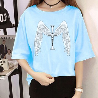 Áo thun unisex from rộng cổ tròn tay lỡ freesize 38-70kg - áo thánh giá