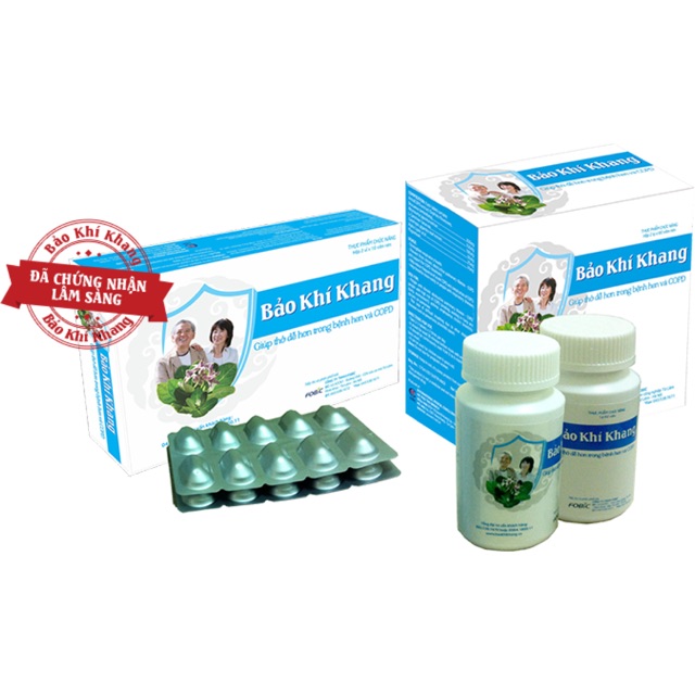 Bảo Khí Khang - Viên uống giảm ho, phòng ngừa viêm phế quản