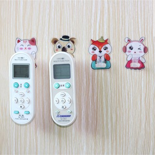 Bộ Móc Dán Tường Treo Remote Tivi Máy Lạnh, Treo Phụ Kiện Hình Thú