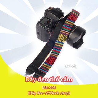 Dây đeo máy ảnh thổ cẩm